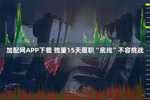 加配网APP下载 独董15天履职“底线”不容挑战